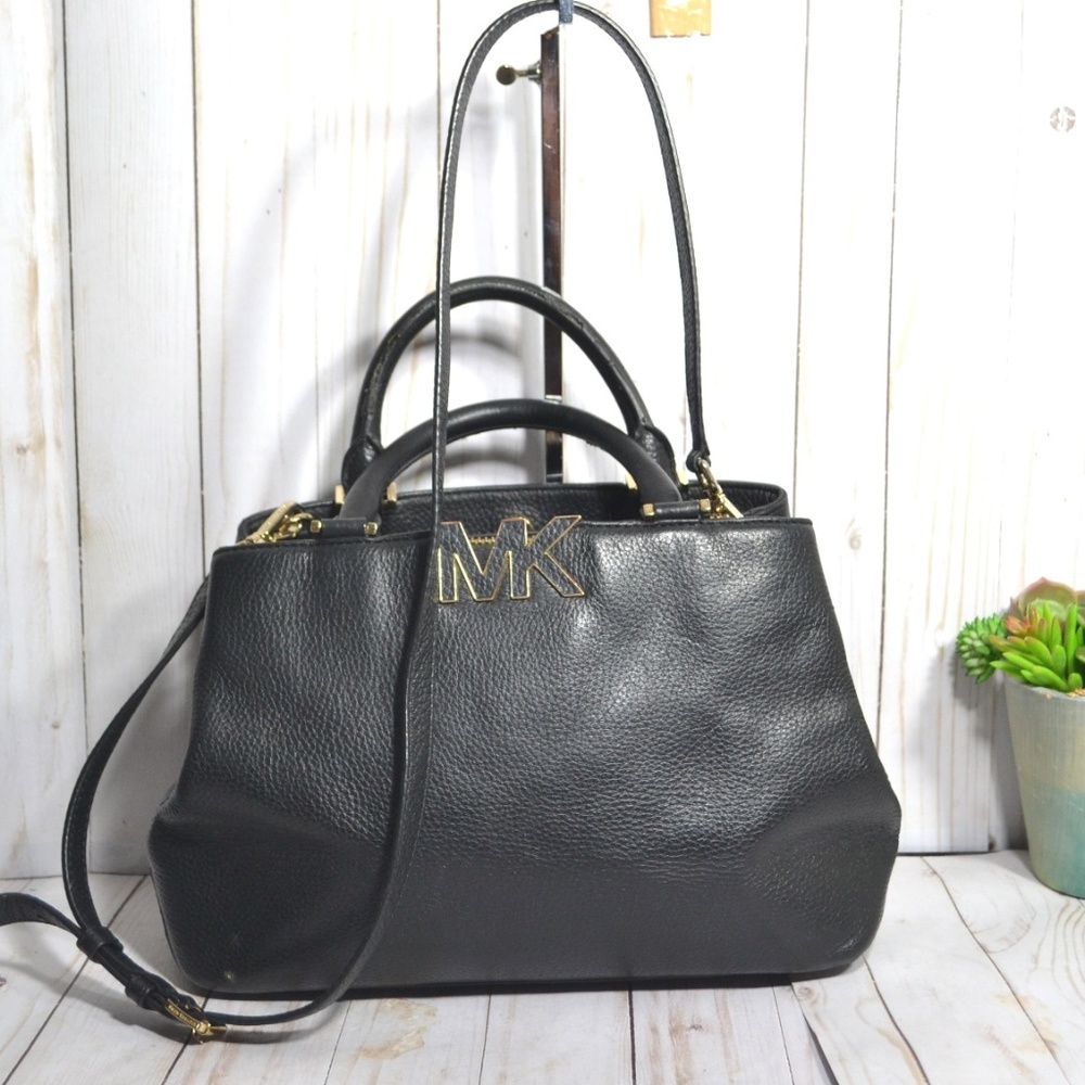 Michael Kors Florence Large Satchel Leather Bag